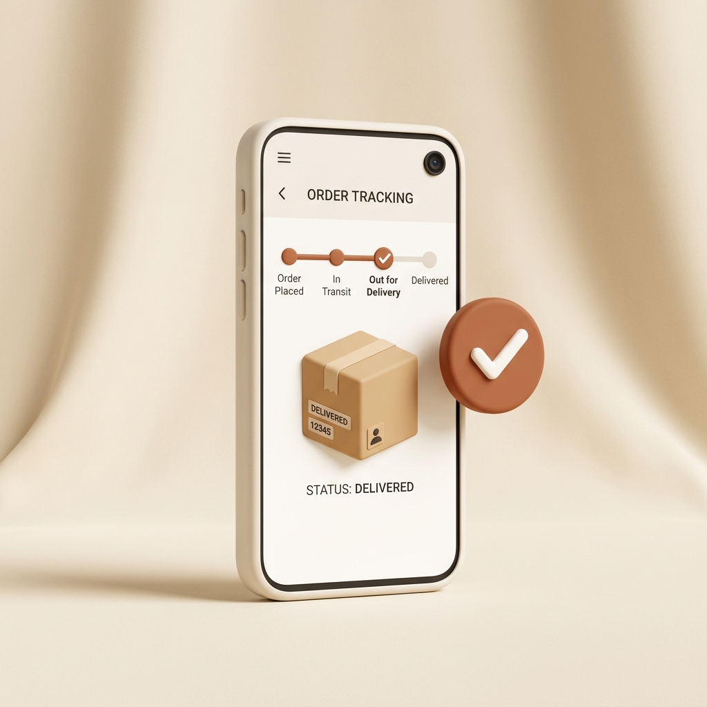 Mobile order tracking demonstration